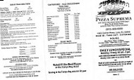 Pizza Suprema menu