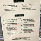 Pono Market menu