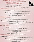 Auberge Du Tire Bouchon menu