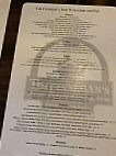 Tim Finnegan's Irish And Pub menu