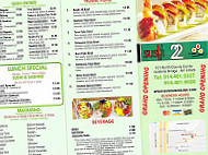 Sushi 22 menu