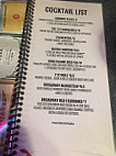 The 112 on Broadway menu