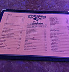 Wing Basket menu