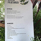 Cafe menu