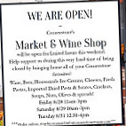 Cornerstone Bistro Artisanal Market menu