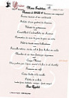 Hotel le Marius menu