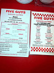 Five Guys menu