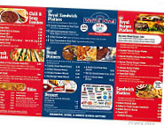 Waffle King menu