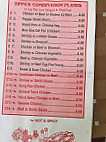 Panda Buffet menu