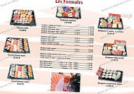 Le Sushi Bar menu