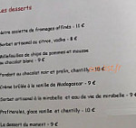 La Vache Et Le Cuisinier menu