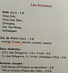 La Vache Et Le Cuisinier menu