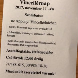 Vincellérház Étlap