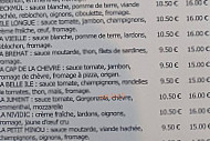 L'Armen menu