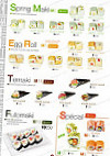 S Comme Sushi menu