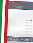 Roma Italian Bistro menu