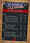 La Balise Saint-martin menu