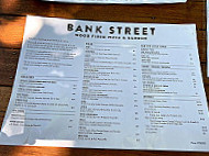 Bank Street Wood Fired Pizza And Gardens menu