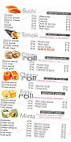 Ohi Sushi menu