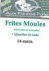 Aux Pizzas Potes menu