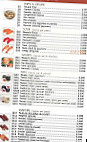 Sushi o Hashi menu