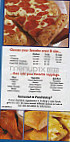 Domino's Pizza menu