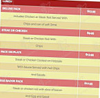 Drips Pizzeria Cafe menu