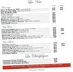 Restaurant Villa Sorriso menu