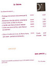 Le Chatel menu