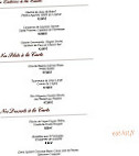 Auberge De La Fontaine menu