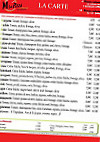 M La Pizza menu