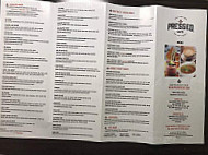 Pressed Cafe menu