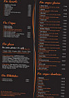 Café Christophe menu