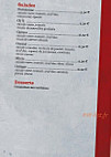 La Verriere menu