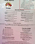 Third Alarm Diner menu