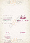 Bengal Fox menu