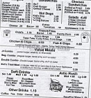 Dairy Queen menu