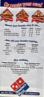 Domino's Pizza menu