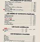 Le Bistrot Du Boucher menu