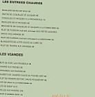 Hôtel Des Voyageurs menu