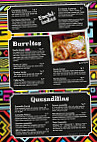 Blue Iguana Mexican Grill menu