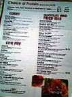 A Thai Cafe menu