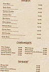 Khanna Indian menu