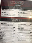 Gabby's Pub Grill menu