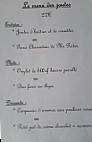 La Porte Verte menu