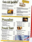 Cavis Grill menu