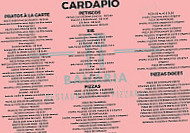 Bavaria Pizzaria menu