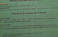 Le Kreol menu