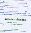 La Case À CafÉ menu