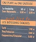 L'origan menu